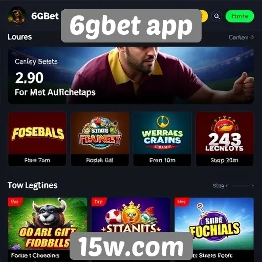 Melhores jogos disponíveis no 6gbet app